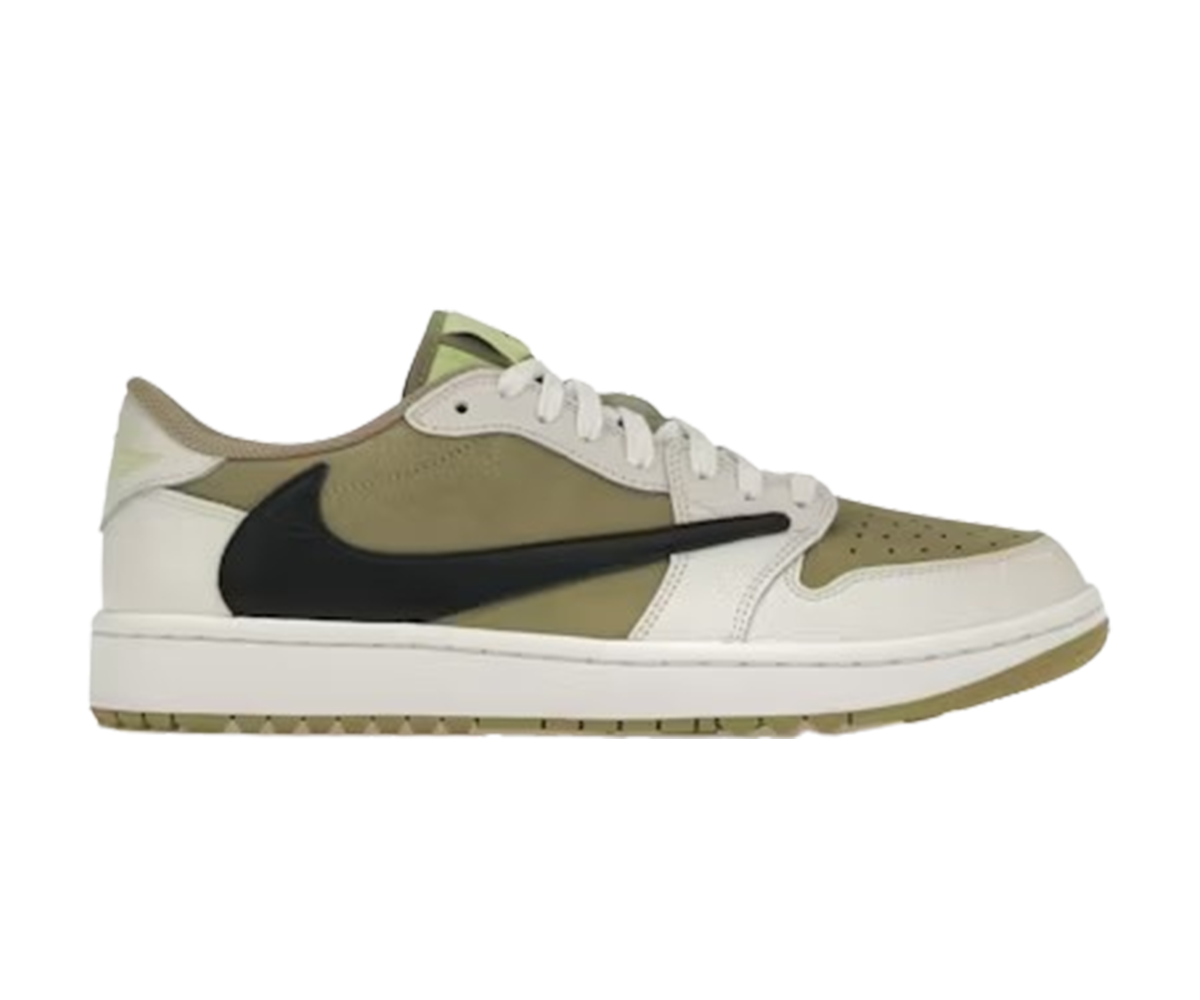 Jordan 1 Retro Low Golf Travis Scott Neutral Olive