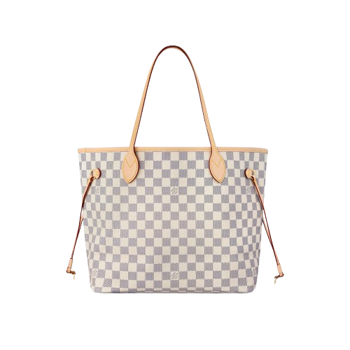 Louis Vuitton Neverfull tote bag in Damier Ebene canvas