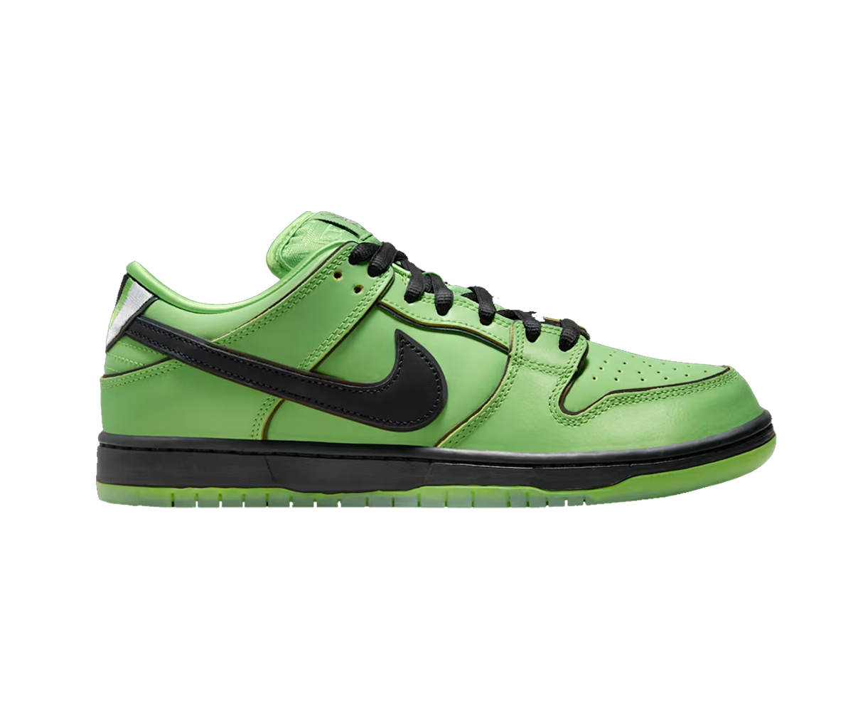 Nike SB Dunk Low Pro x Powerpuff Girls Buttercup