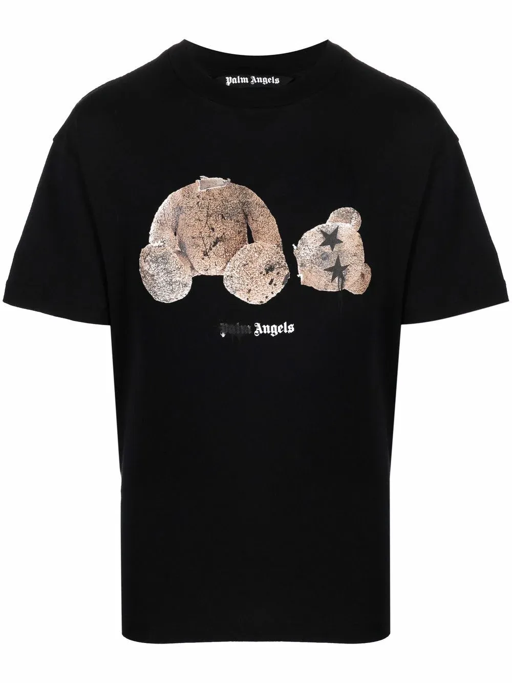 Palm Angels Spray Bear Classic Tee – Black