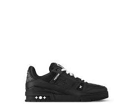 Louis Vuitton Trainer Black Embossed Monogram